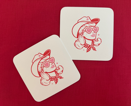 Long Live Cowgirls Coasters