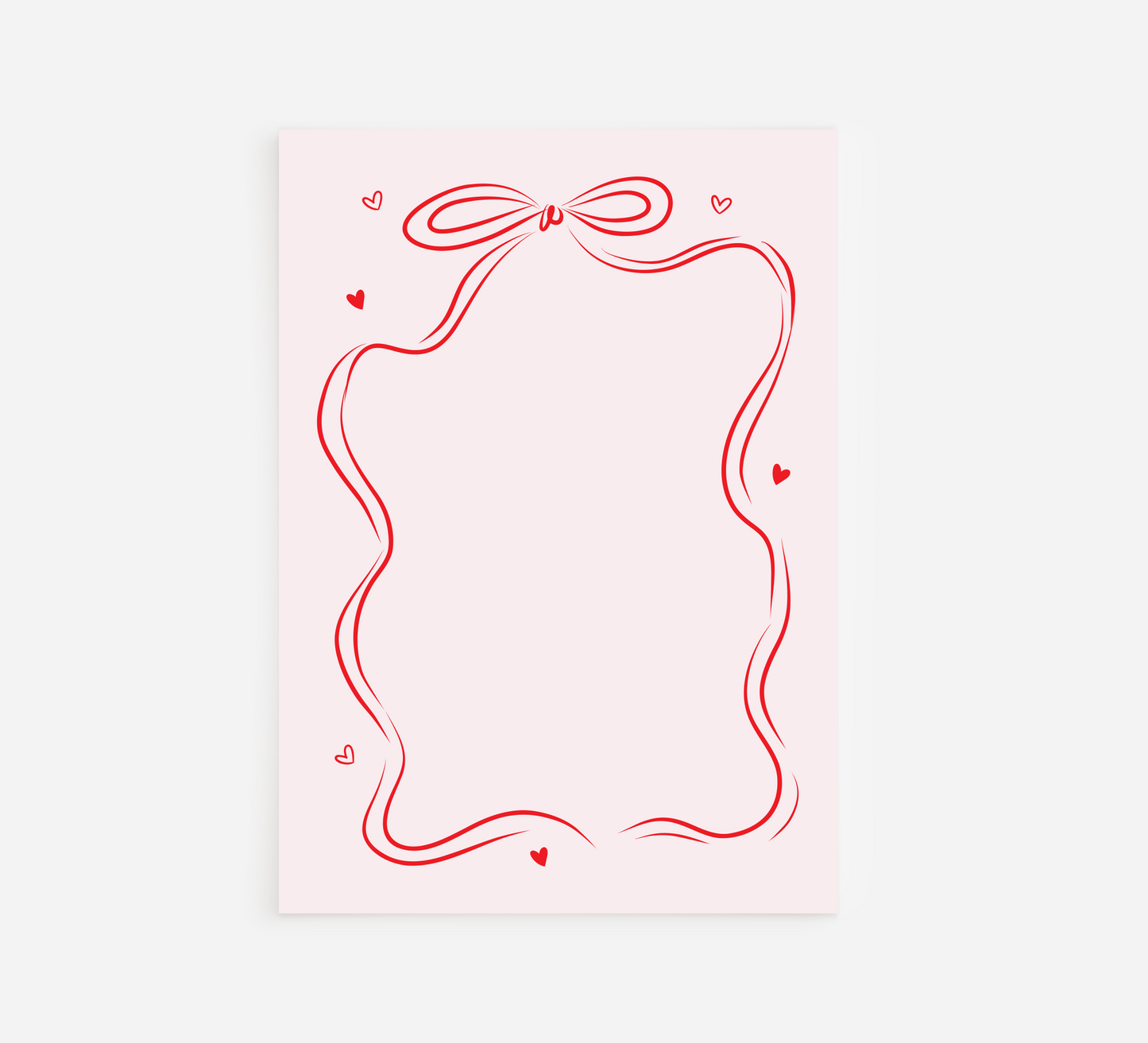 Valentine Bow Notepad