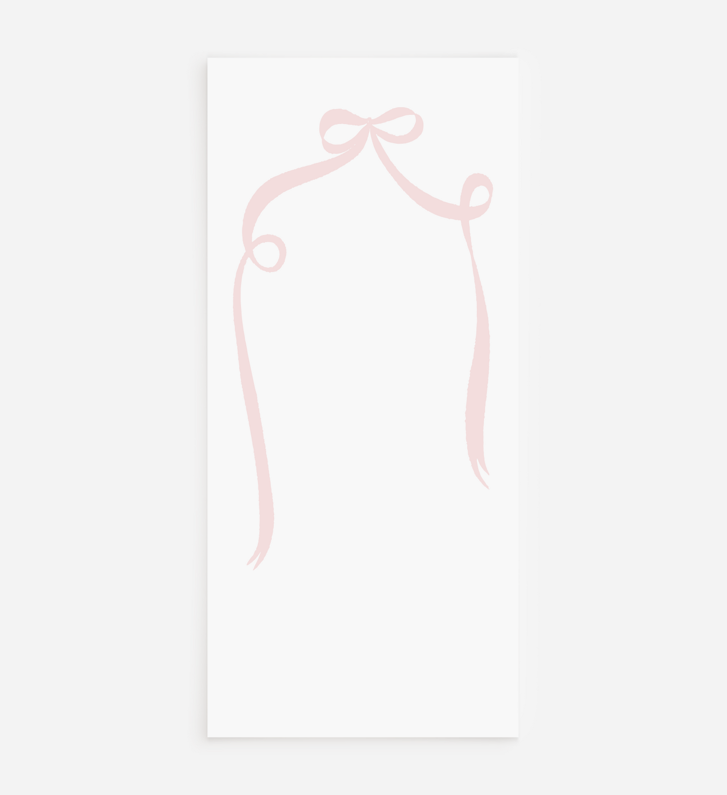 Bow Tall Notepad