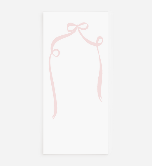 Bow Tall Notepad