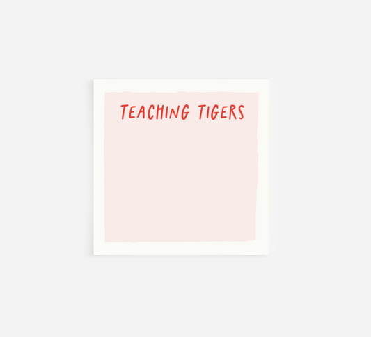 Teaching Tigers Notepad